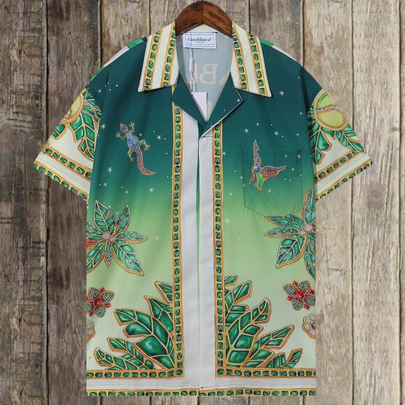 Casablanca Other - Casablanca Green Short Sleeve Shirt